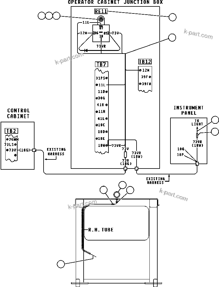 Komatsu parts book diagram for AFE32-FA 830E                 COLLAHUASI: OVERSPEED WARNING LIGHT