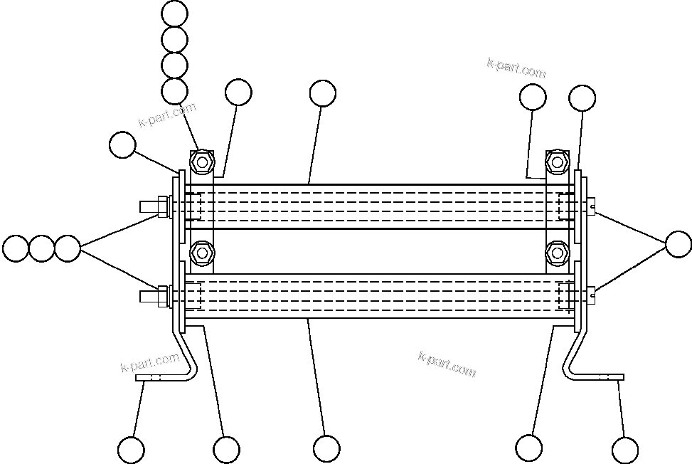 Komatsu parts book diagram for AFE32-FA 830E                 COLLAHUASI: PANEL - COVER, M.F.S.E. - 1 (VE4910)