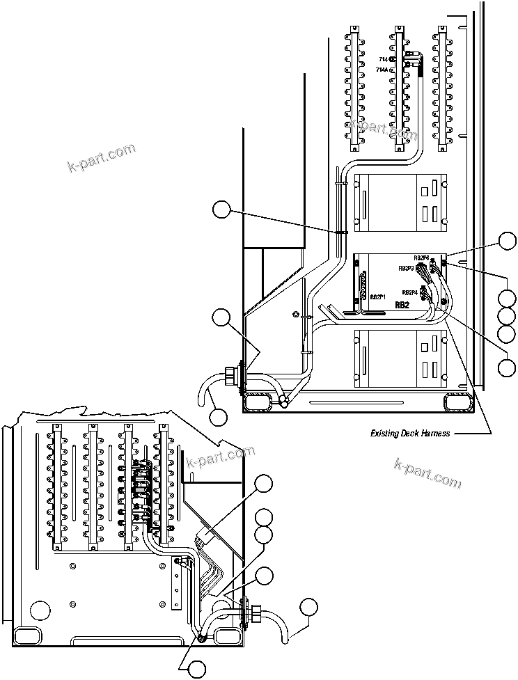 Komatsu parts book diagram for AFE47-AD 730E                SISHEN (A30095 & A30098): PAYLOAD METER SYSTEM - 1