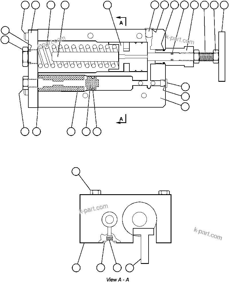 Komatsu parts book diagram for AFE47-AD 730E                SISHEN (A30095 & A30098): HAND WHEEL CONTROL ASSEMBLY (BF1676)