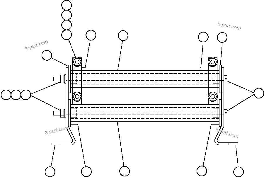 Komatsu parts book diagram for AFE47-BS 730E S/N A30220-A30224   PAMA: PANEL - COVER, M.F.S.E. - 1 (VE4910)