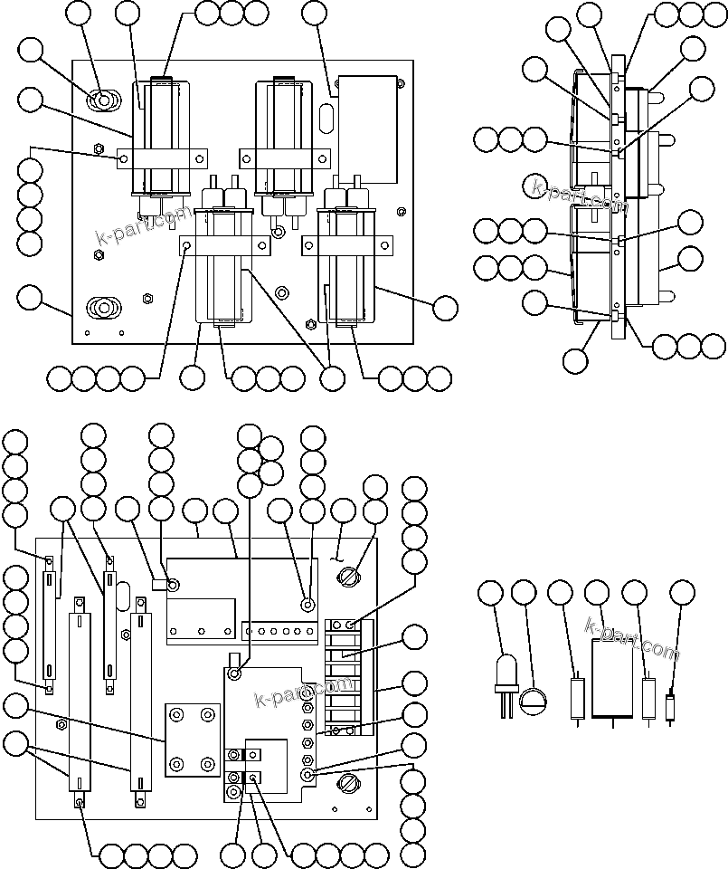 Komatsu parts book diagram for AFE47-BS 730E S/N A30220-A30224   PAMA: PANEL - COVER A.F.S.E. (VE5132)