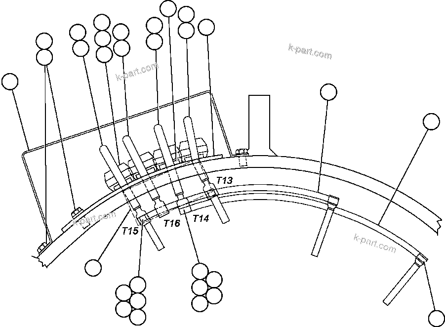 Komatsu parts book diagram for AFE47-BS 730E S/N A30220-A30224   PAMA: ALTERNATOR - 22M2 - 6