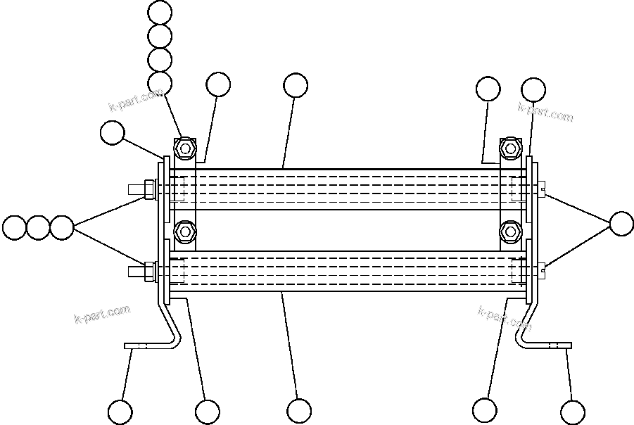 Komatsu parts book diagram for AFE47-BZ 730E  S/N A30246-A30256  HAMMERSLEY IRON: PANEL - COVER, M.F.S.E. - 1 (VE4910)