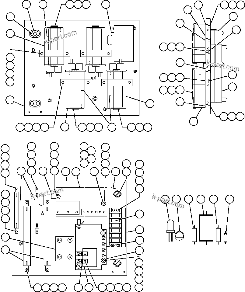 Komatsu parts book diagram for AFE47-BZ 730E  S/N A30246-A30256  HAMMERSLEY IRON: PANEL - COVER A.F.S.E. (VE5132)