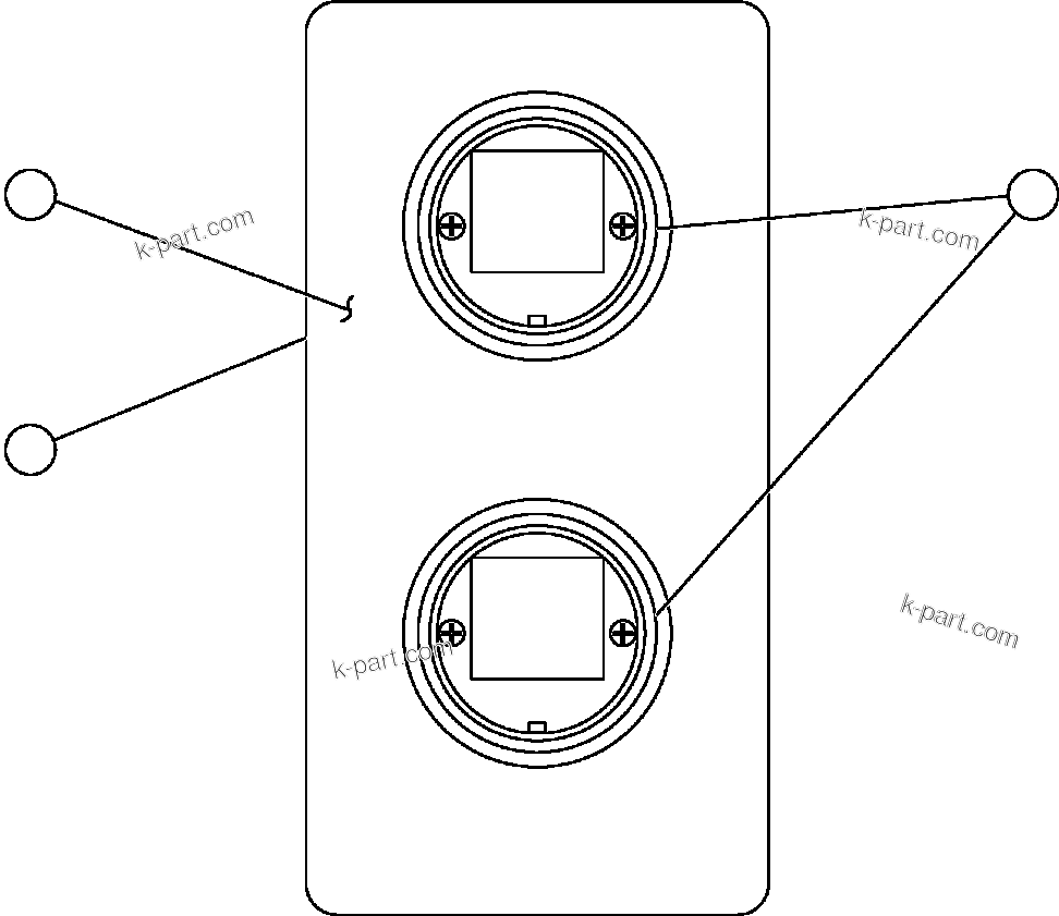 Komatsu parts book diagram for AFE47-DH 730E S/N A30375             ALCOA: AIR CLEANER RESTRICTION GAUGE (SM5478)