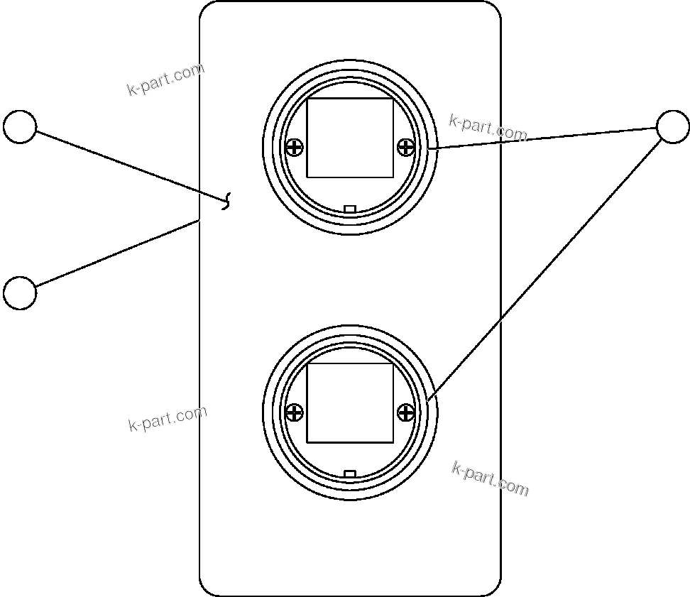 Komatsu parts book diagram for AFE47-DW 730E S/N A30410-A30411 & A30417               LOMAS BAYAS: AIR CLEANER RESTRICTION GAUGE (SM5478)