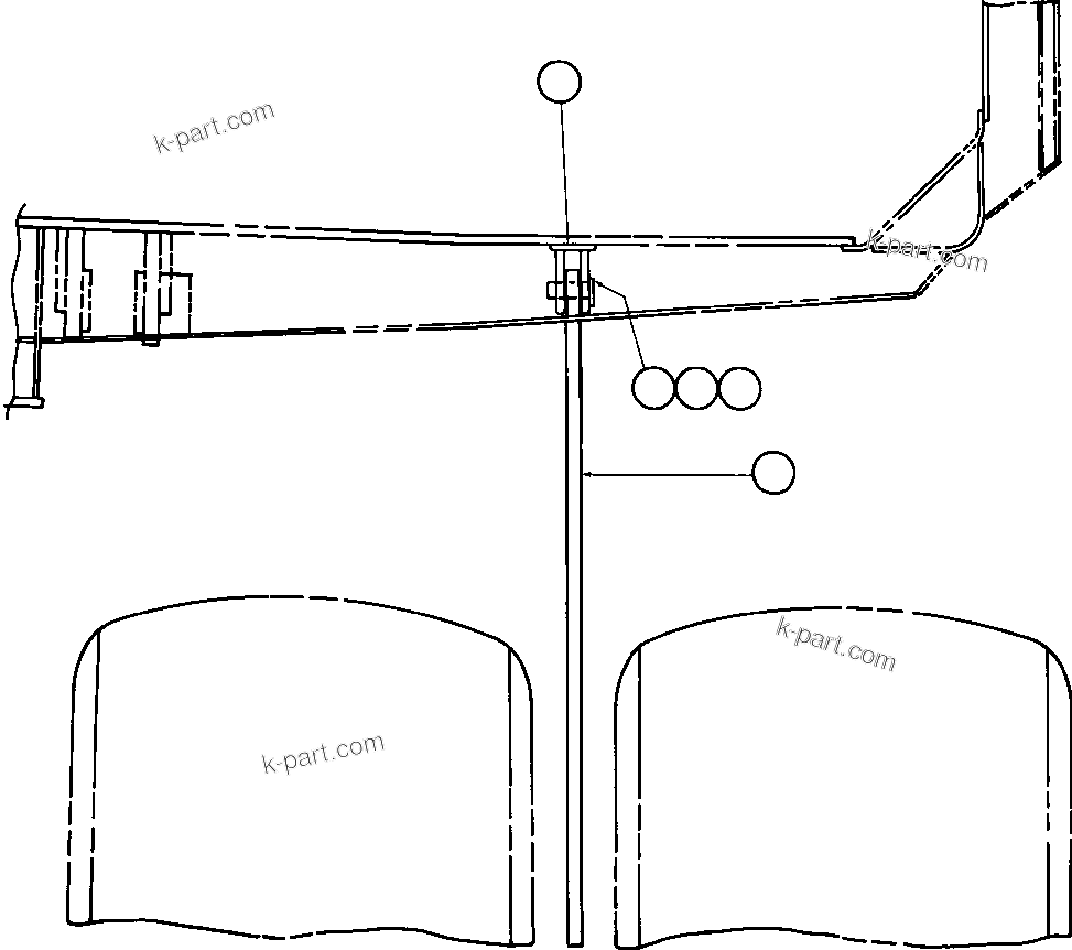 Komatsu parts book diagram for AFE47-DW 730E S/N A30410-A30411 & A30417               LOMAS BAYAS: ROCK EJECTORS INSTALLATION