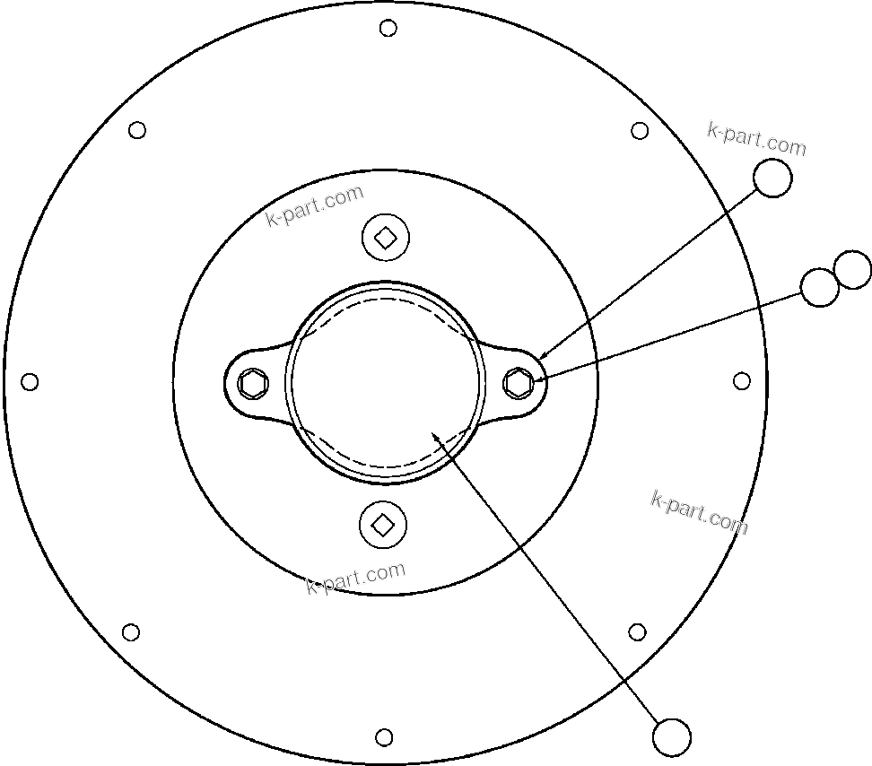 Komatsu parts book diagram for AFE47-DW 730E S/N A30410-A30411 & A30417               LOMAS BAYAS: HUBODOMETER INSTALLATION