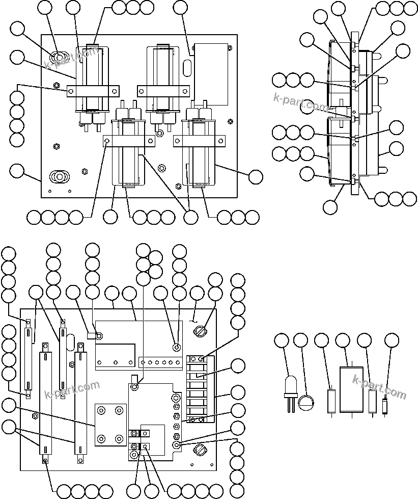 Komatsu parts book diagram for AFE47-DW 730E S/N A30410-A30411 & A30417               LOMAS BAYAS: PANEL - COVER A.F.S.E. (VE5132)