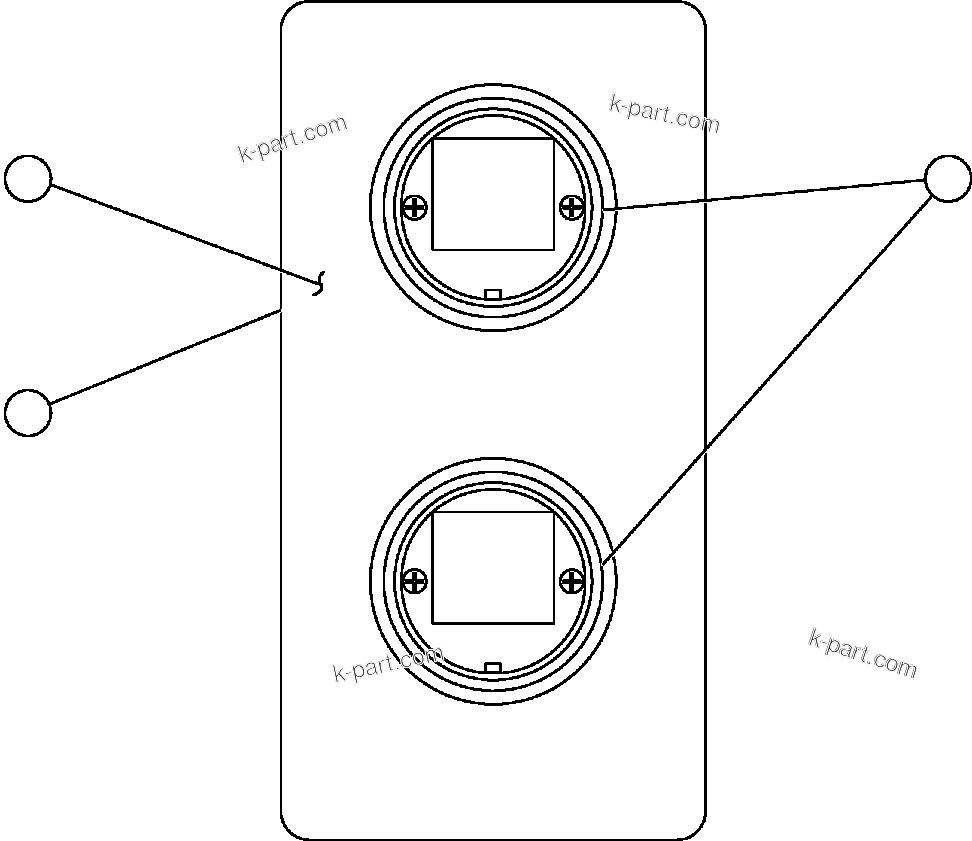 Komatsu parts book diagram for AFE47-EF 730E S/N A30445 & A30446   ORAPA MINE: AIR CLEANER RESTRICTION GAUGE (SM5478)