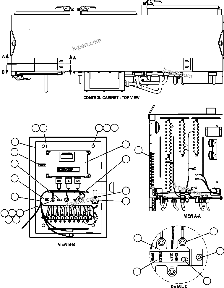 Komatsu parts book diagram for AFE47-EF 730E S/N A30445 & A30446   ORAPA MINE: JUNCTION BOX INSTALL