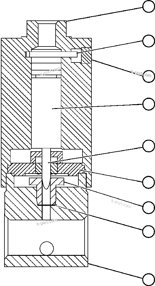 Komatsu parts book diagram for AFE47-EF 730E S/N A30445 & A30446   ORAPA MINE: VENT VALVE ASSEMBLY (LA0598)