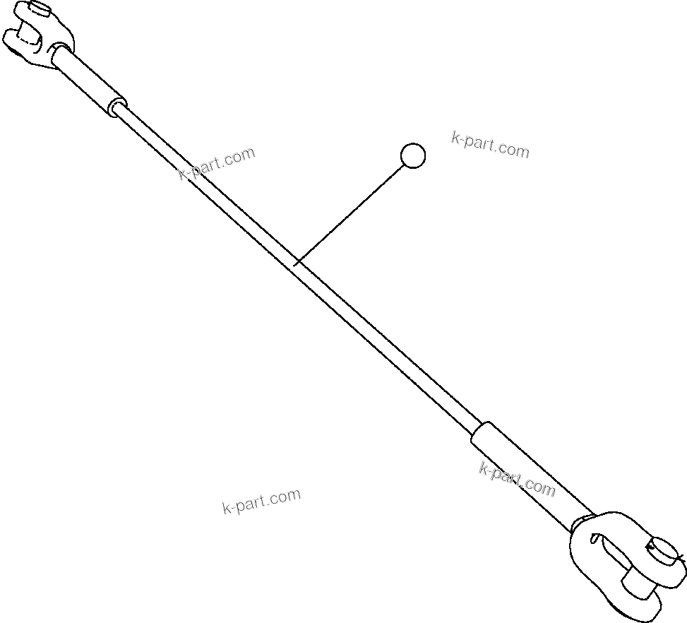 Komatsu parts book diagram for AFE47-FE 730E S/N A30512 - A30517    ROSSING URANIUM: BODY RETENTION CABLE