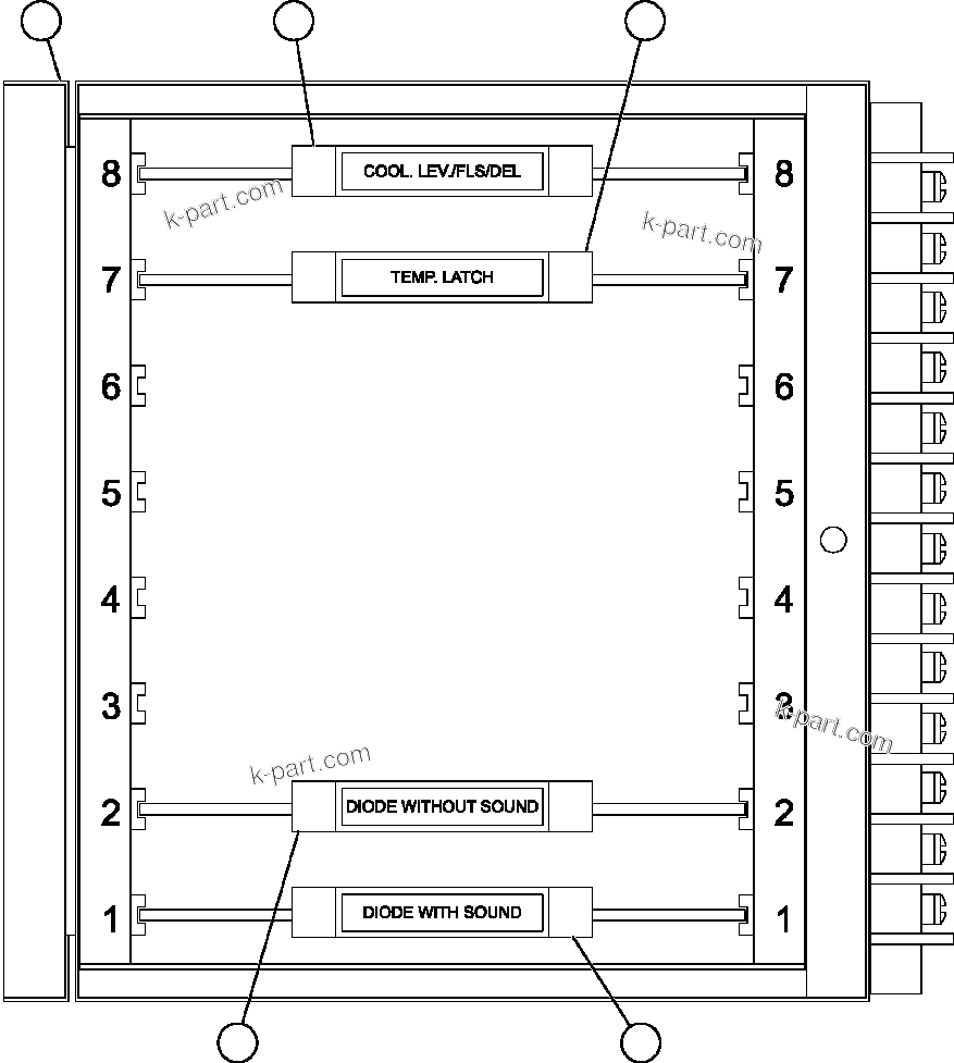 Komatsu parts book diagram for AFE47-FE 730E S/N A30512 - A30517    ROSSING URANIUM: A.I.D. MODULE ASSEMBLY (PC1810)