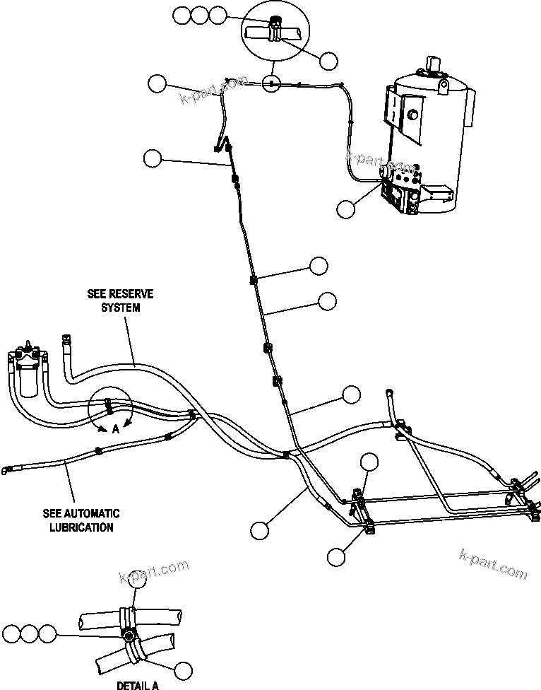 Komatsu parts book diagram for AFE47-FE 730E S/N A30512 - A30517    ROSSING URANIUM: SERVICE CENTER - L.H. - 1