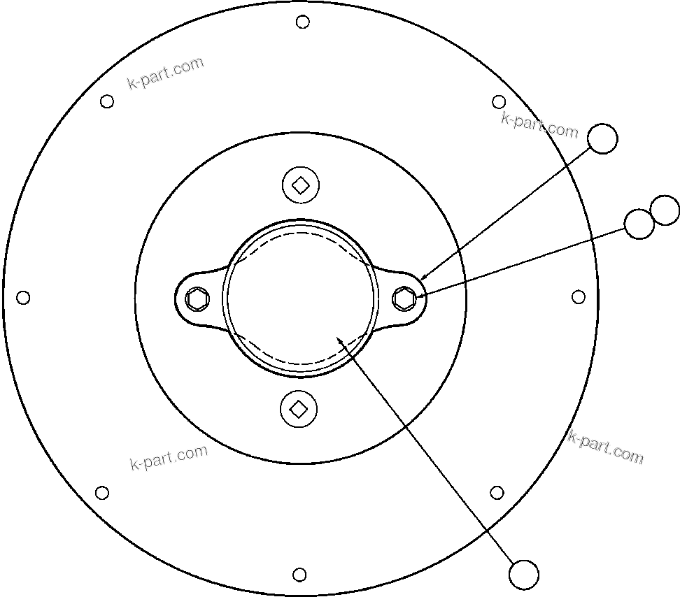 Komatsu parts book diagram for AFE47-FE 730E S/N A30512 - A30517    ROSSING URANIUM: HUBODOMETER INSTALLATION