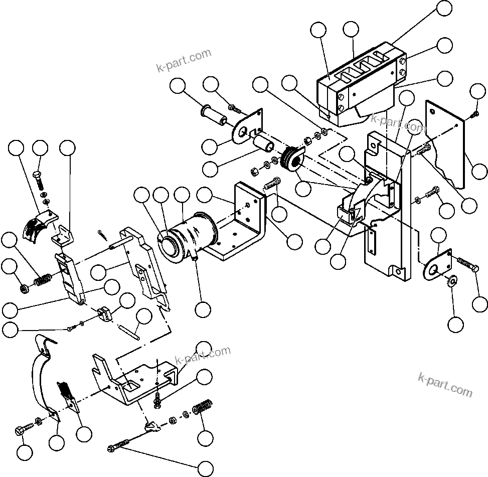 Komatsu parts book diagram for AFE47-FE 730E S/N A30512 - A30517    ROSSING URANIUM: CONTACTOR - GIC (VS8196)