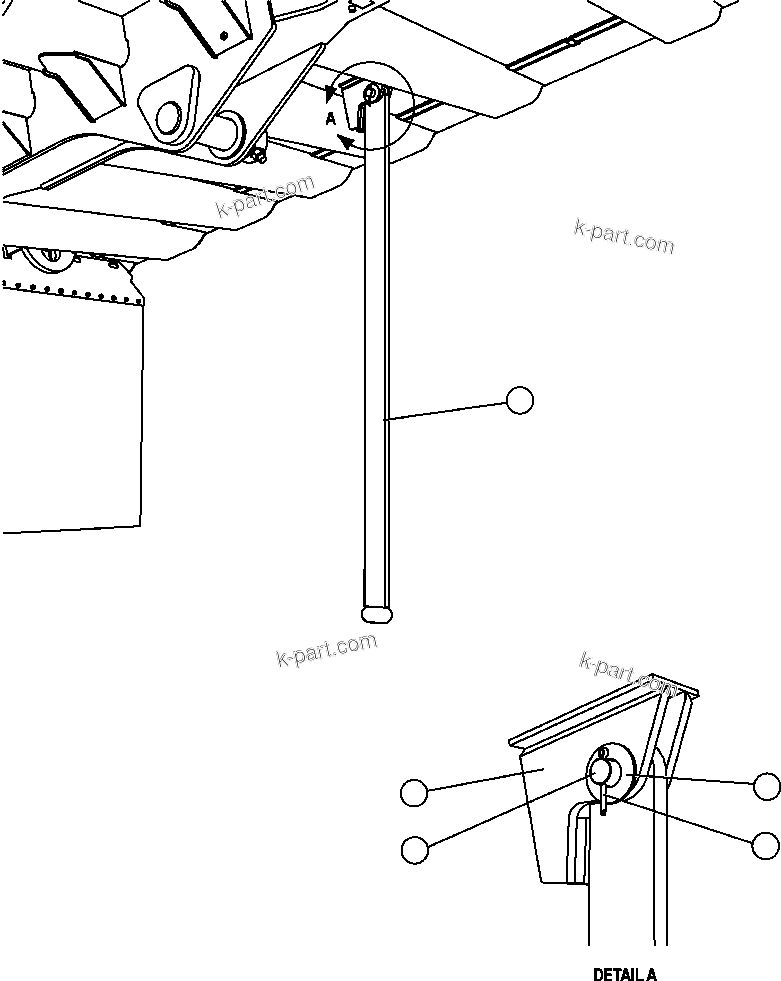 Komatsu parts book diagram for AFE47-FF 730E S/N A30518 - A30520 & A30523     DARMA HENWA: ROCK EJECTORS INSTALLATION