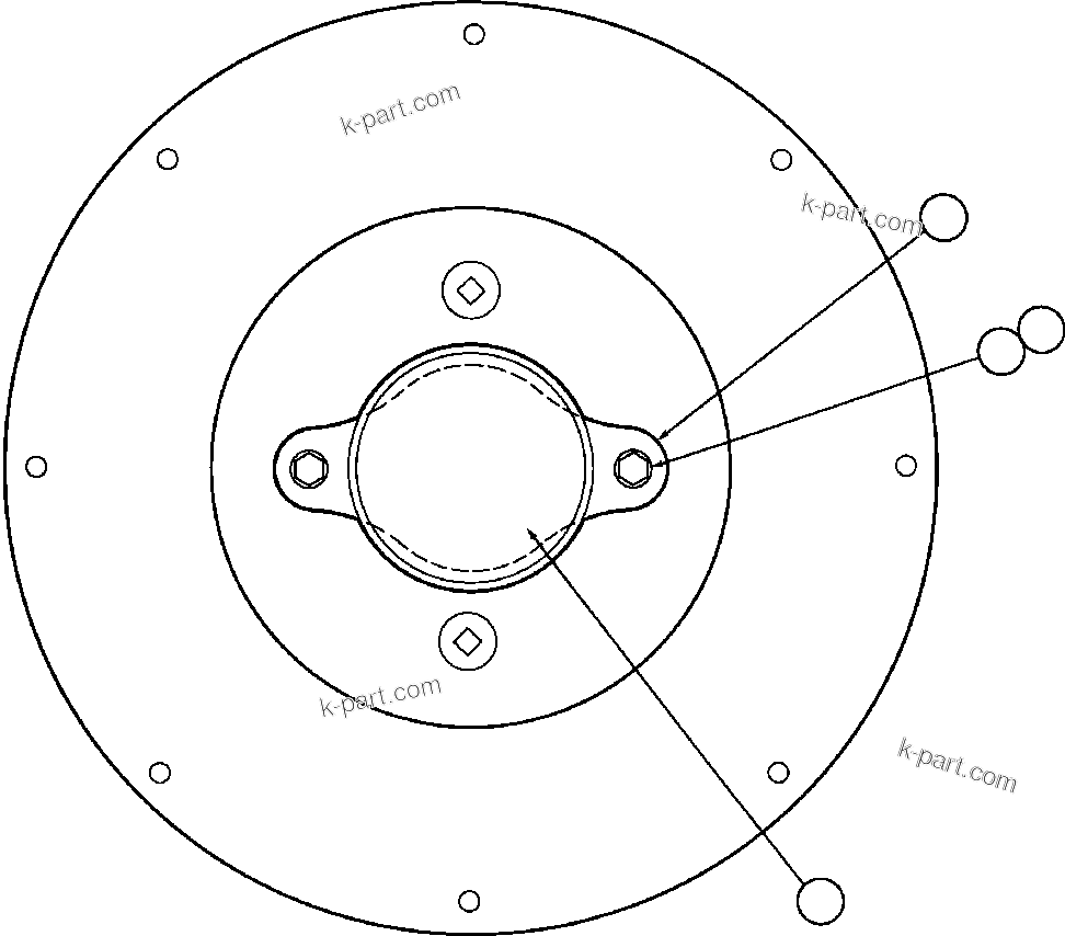 Komatsu parts book diagram for AFE47-FF 730E S/N A30518 - A30520 & A30523     DARMA HENWA: HUBODOMETER INSTALLATION