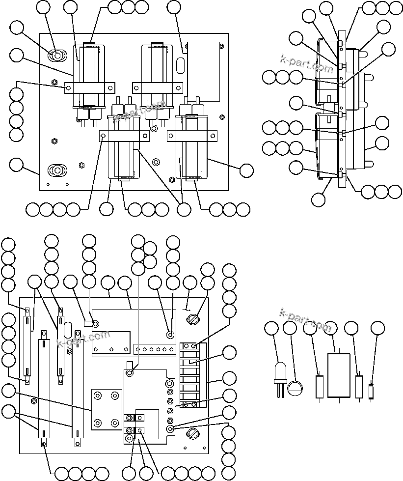Komatsu parts book diagram for AFE47-FF 730E S/N A30518 - A30520 & A30523     DARMA HENWA: PANEL - COVER AFSE (VE5132)