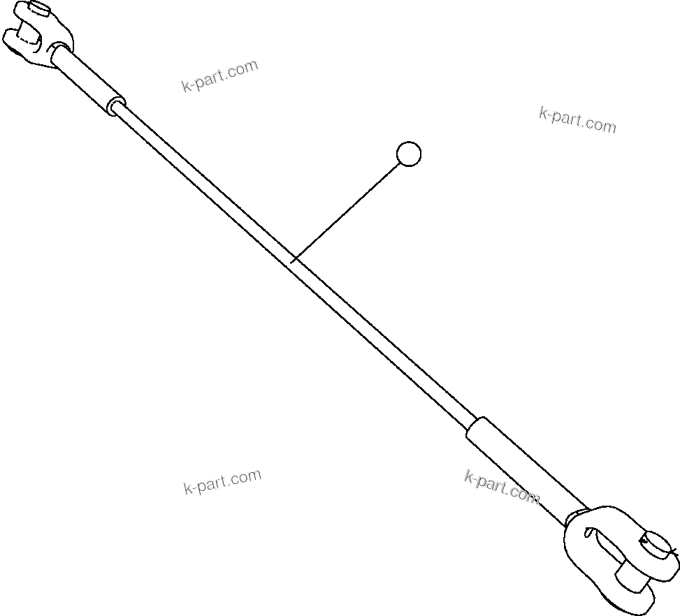 Komatsu parts book diagram for AFE47-FH 730E S/N A30524     NITTETSU: BODY RETENTION CABLE