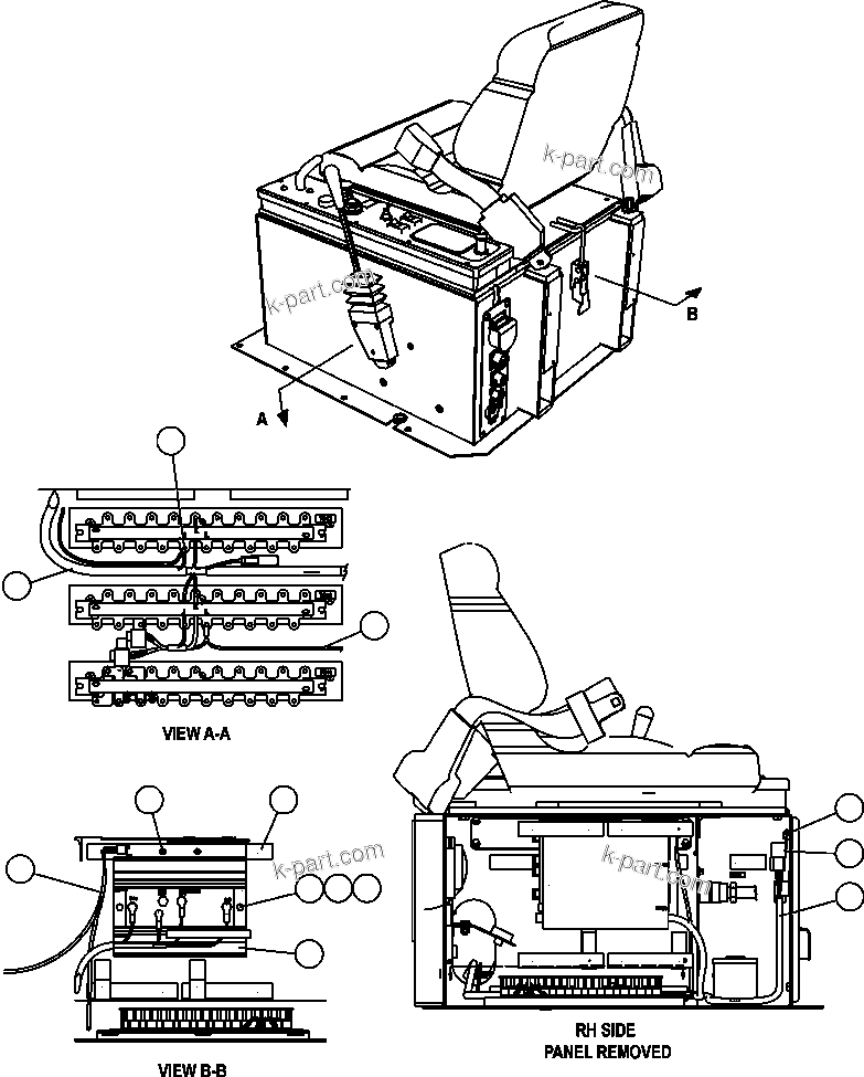 Komatsu parts book diagram for AFE47-FM 730E S/N A30531 - A30534     RUSSIAN COPPER COMPANY (RMK): ENGINE HIGH IDLE KIT