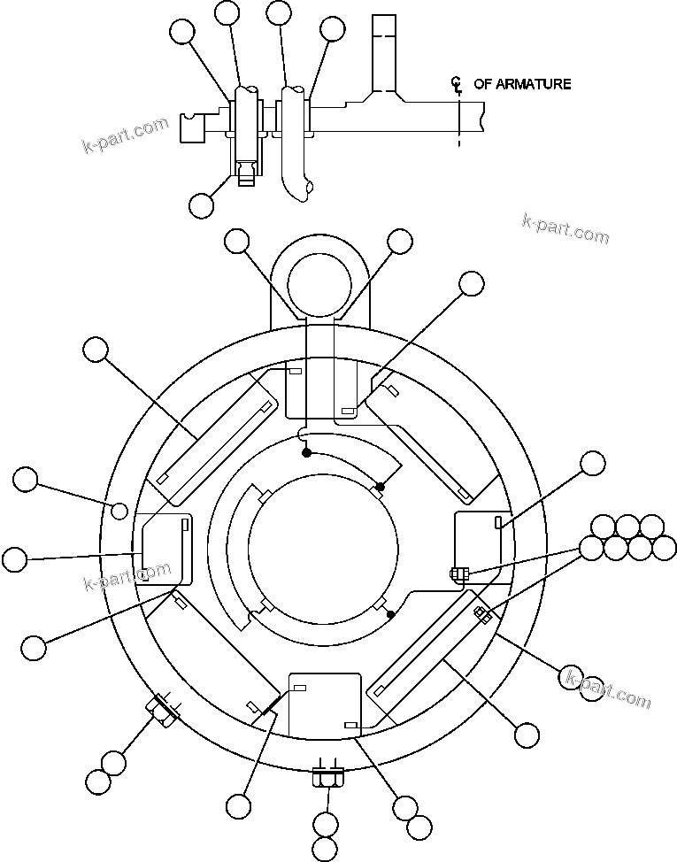 Komatsu parts book diagram for AFE47-FM 730E S/N A30531 - A30534     RUSSIAN COPPER COMPANY (RMK): BLOWER MOTOR (FIELD INSTALLATION) (GE0017)
