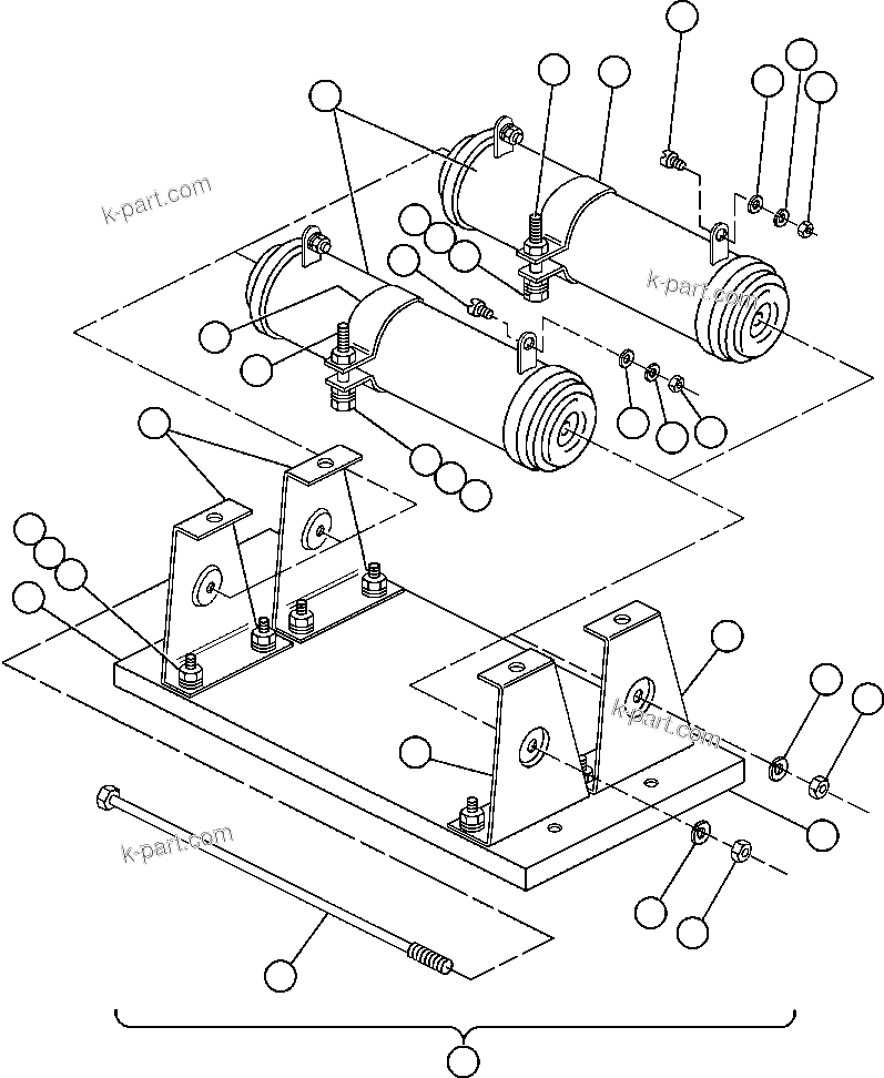 Komatsu parts book diagram for AFE47-FP 730E S/N A30541 - A30545 & A30550 - A30551      DARMA HENWA: PANEL - R1 (VE6119)