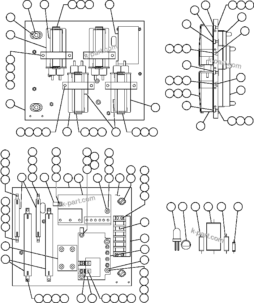 Komatsu parts book diagram for AFE47-FP 730E S/N A30541 - A30545 & A30550 - A30551      DARMA HENWA: PANEL - COVER AFSE (VE5132)