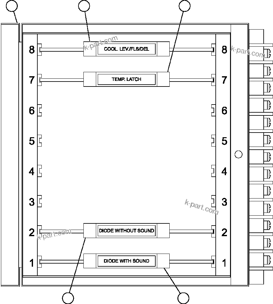 Komatsu parts book diagram for AFE47-FQ 730E S/N A30546 - A30549     ROSSING URANIUM: A.I.D. MODULE ASSEMBLY (PC1810)