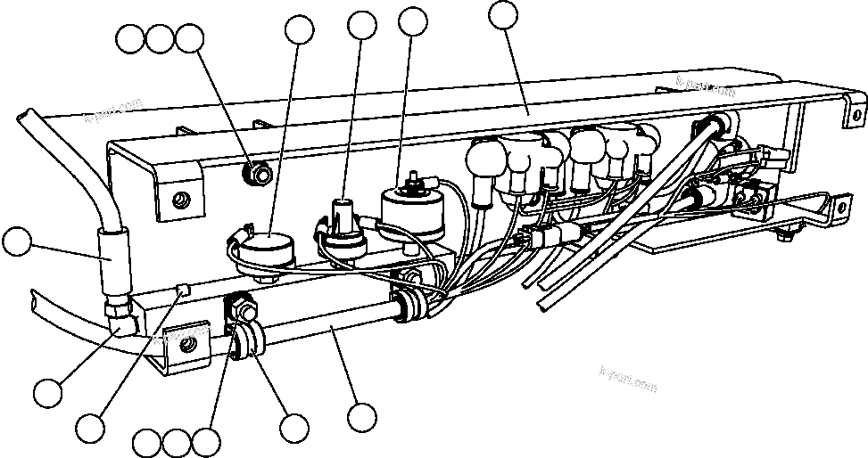 Komatsu parts book diagram for AFE47-FQ 730E S/N A30546 - A30549     ROSSING URANIUM: STARTING SYSTEM WIRING ( 4/5)