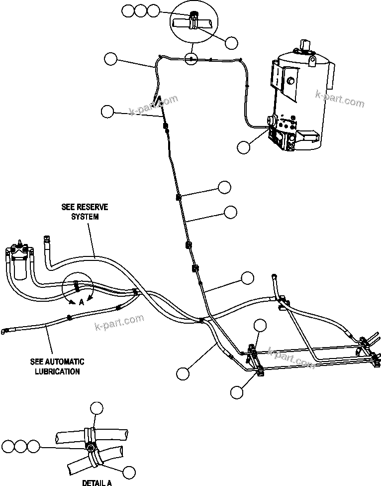 Komatsu parts book diagram for AFE47-FQ 730E S/N A30546 - A30549     ROSSING URANIUM: SERVICE CENTER - L.H. ( 2/2)