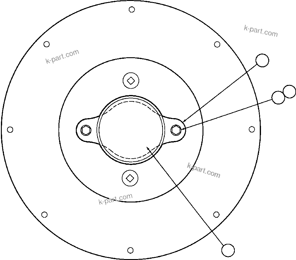 Komatsu parts book diagram for AFE47-FQ 730E S/N A30546 - A30549     ROSSING URANIUM: HUBODOMETER INSTALLATION