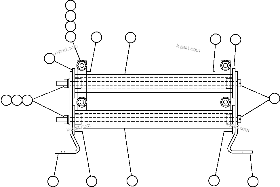 Komatsu parts book diagram for AFE47-FQ 730E S/N A30546 - A30549     ROSSING URANIUM: PANEL - MFSE   3/3 (VE4910)