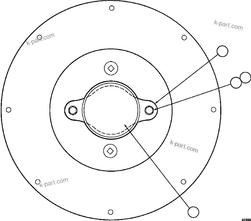 Komatsu parts book diagram for AFE47-GG 730E S/N A30600-A30601 & A30604-A30605    ROSSING (Trolley): HUBODOMETER INSTALLATION