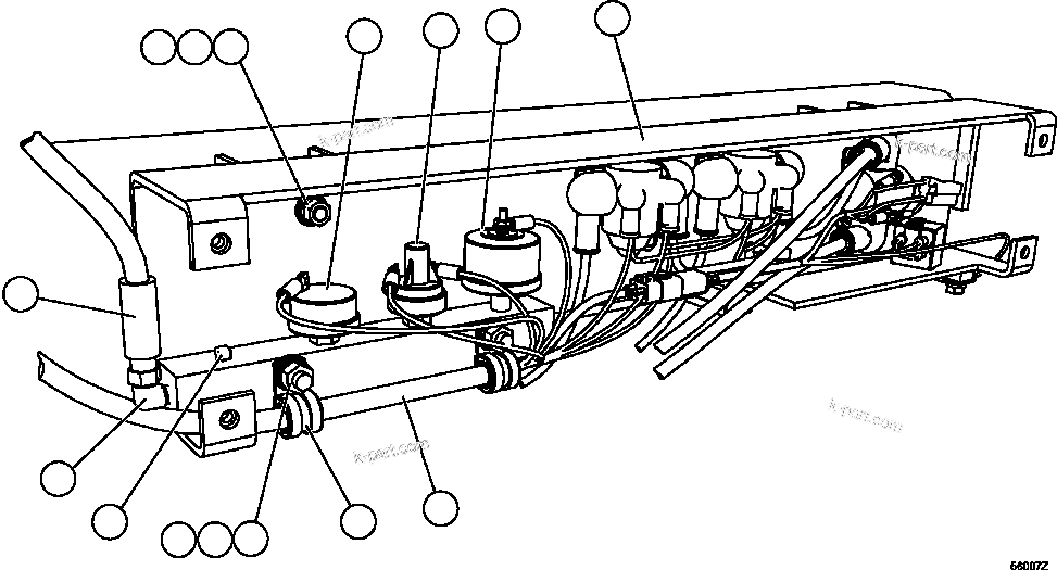 Komatsu parts book diagram for AFE47-GV 730E S/N A30648 - A30649   FOSKOR: STARTING SYSTEM WIRING    4/5