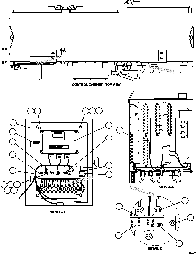 Komatsu parts book diagram for AFE47-GV 730E S/N A30648 - A30649   FOSKOR: JUNCTION BOX INSTALL