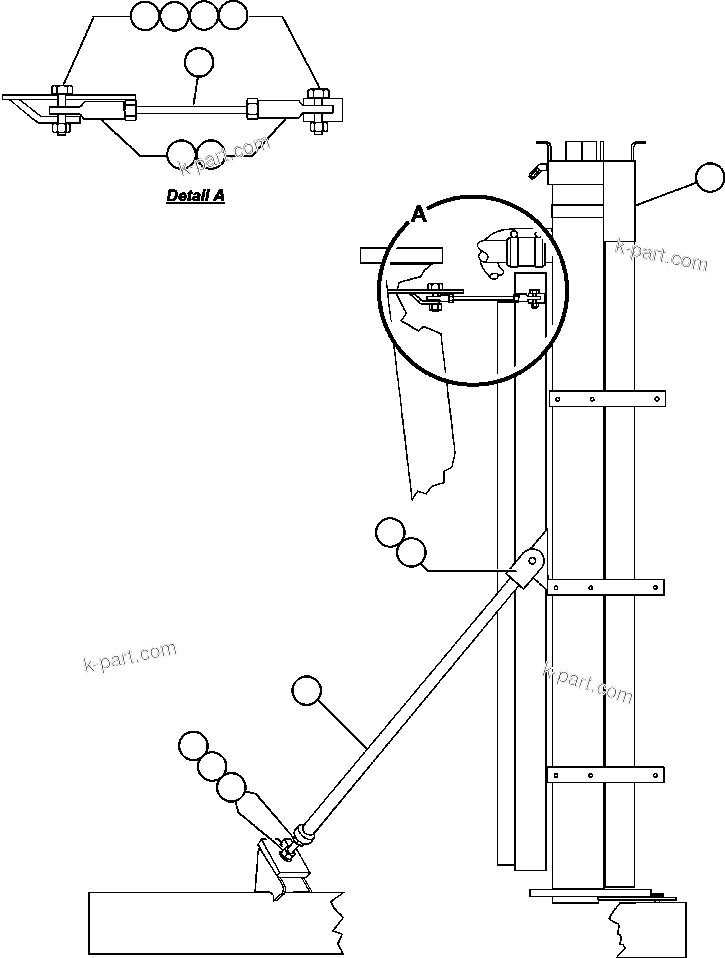 Komatsu parts book diagram for AFE47-V 730E S/N 32795 & 32797   ISCOR GROOTEGELUK: RADIATOR INSTALLATION