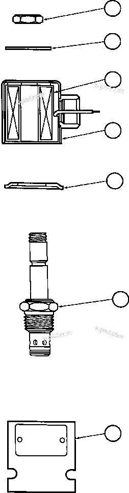 Komatsu parts book diagram for AFE48-AL  930E S/N A30111 MORENCI: SOLENOID VALVE ASSEMBLY (PB7242)
