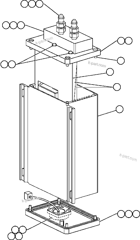 Komatsu parts book diagram for AFE48-AL  930E S/N A30111 MORENCI: REAR AXLE PRESSURE SENSOR (SM3873)