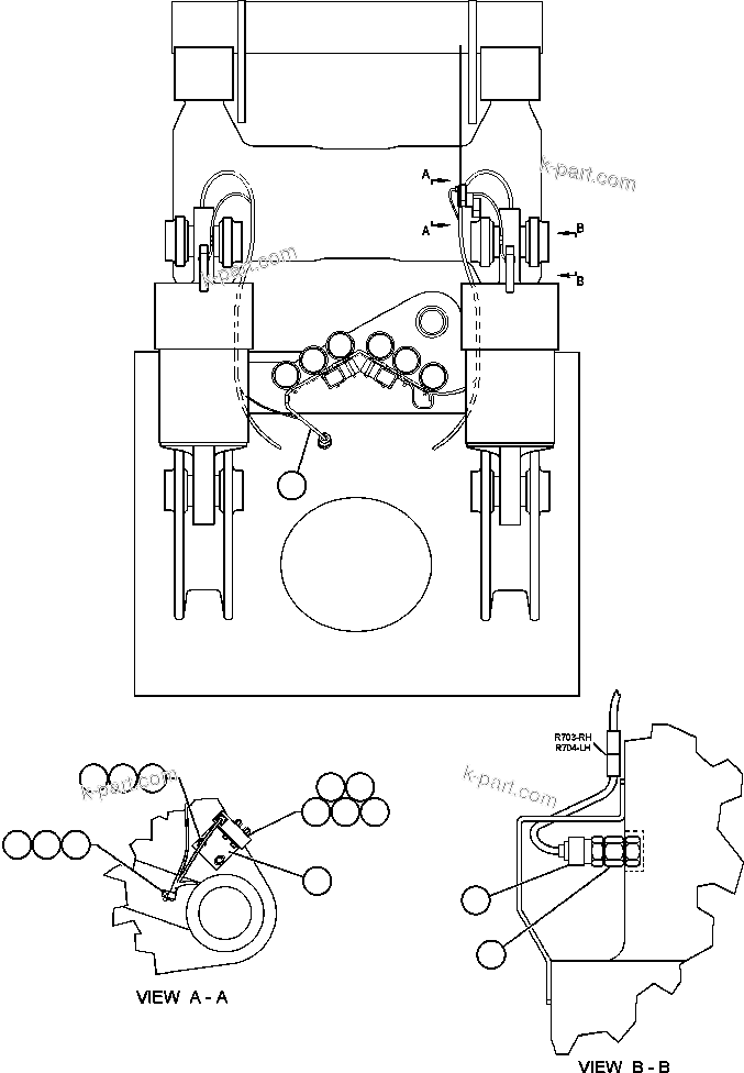 Komatsu parts book diagram for AFE48-AL  930E S/N A30111 MORENCI: HOIST LIMIT & PAYLOAD SWITCH WIRING