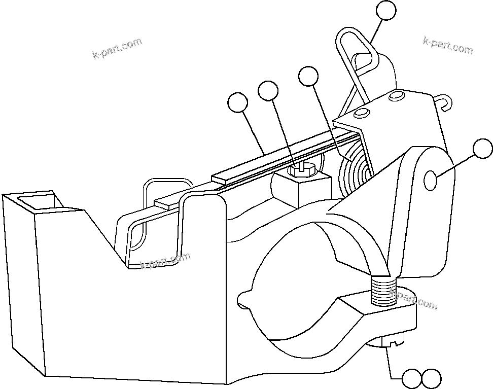 Komatsu parts book diagram for AFE48-AL  930E S/N A30111 MORENCI: ALTERNATOR - BRUSH HOLDER