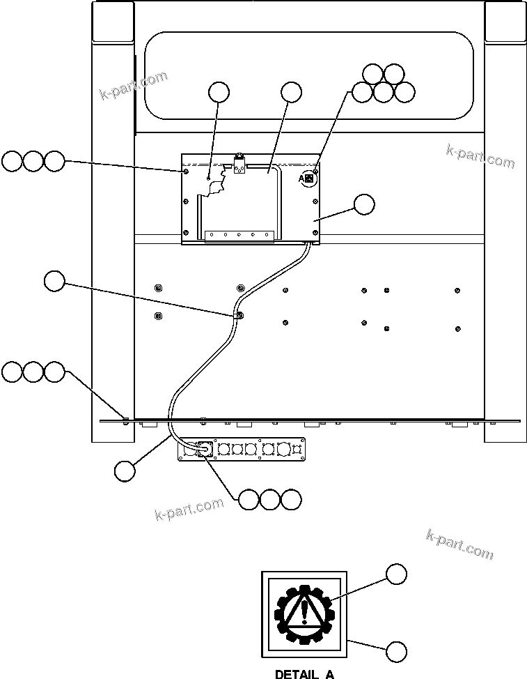 Komatsu parts book diagram for AFE48-AR  930E S/N A30115 SUNCOR: D.I.D. PANEL INSTALLATION & COVER