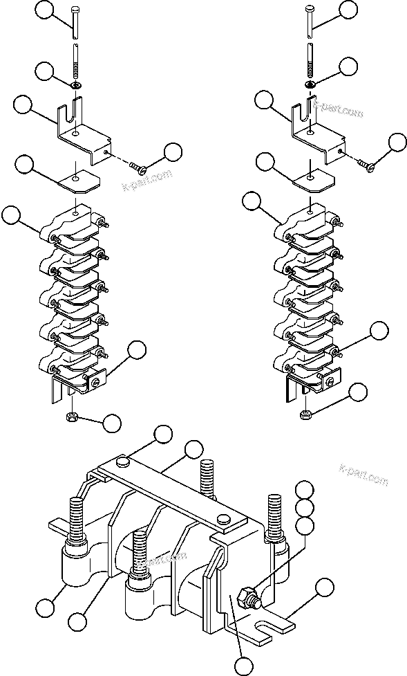 Komatsu parts book diagram for AFE48-AR  930E S/N A30115 SUNCOR: TERMINAL BOARDS