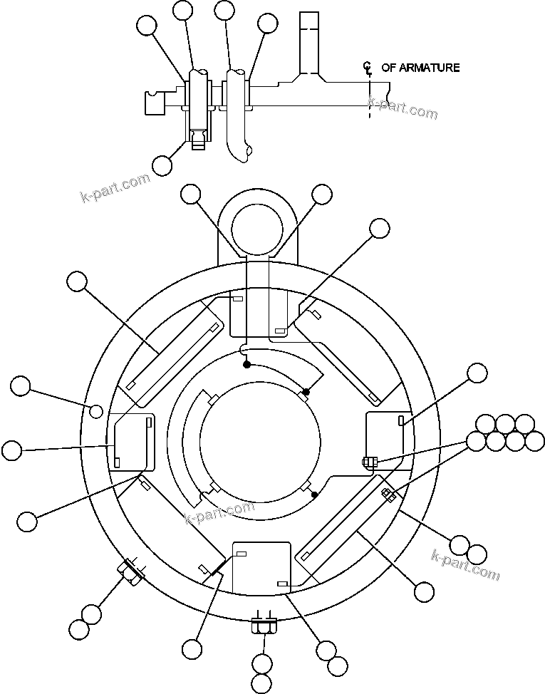 Komatsu parts book diagram for AFE48-AT  930E-2 S/N A30122-A30127 & A30130 BARRICK GOLDSTRIKE: BLOWER MOTOR FIELD INSTALLATION
