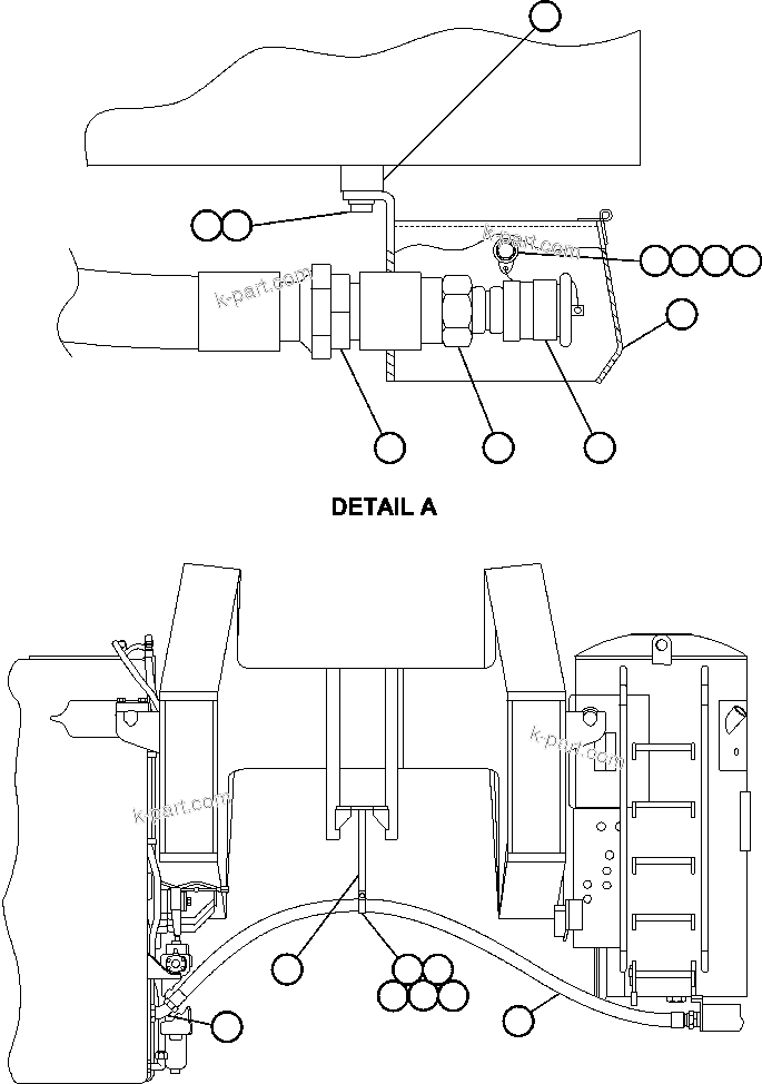Komatsu parts book diagram for AFE48-BM  930E-2 S/N A30161 THRU A30163 CODELCO: QUICK FUEL - LEFT HAND