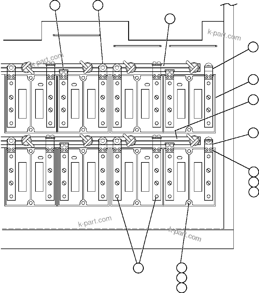Komatsu parts book diagram for AFE48-BM  930E-2 S/N A30161 THRU A30163 CODELCO: CONTROL CABINET (INSIDE LOWER RIGHT FRONT)