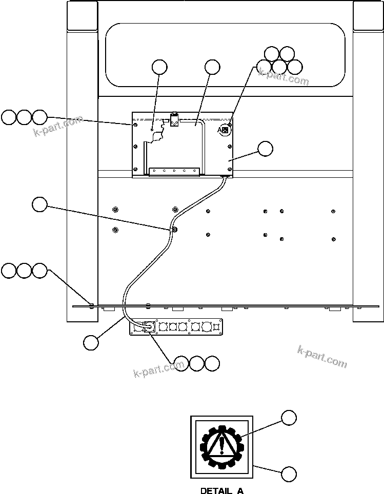 Komatsu parts book diagram for AFE48-CE 930E-2  S/N A30207-A30208 SUNCOR: D.I.D. PANEL INSTALLATION & COVER