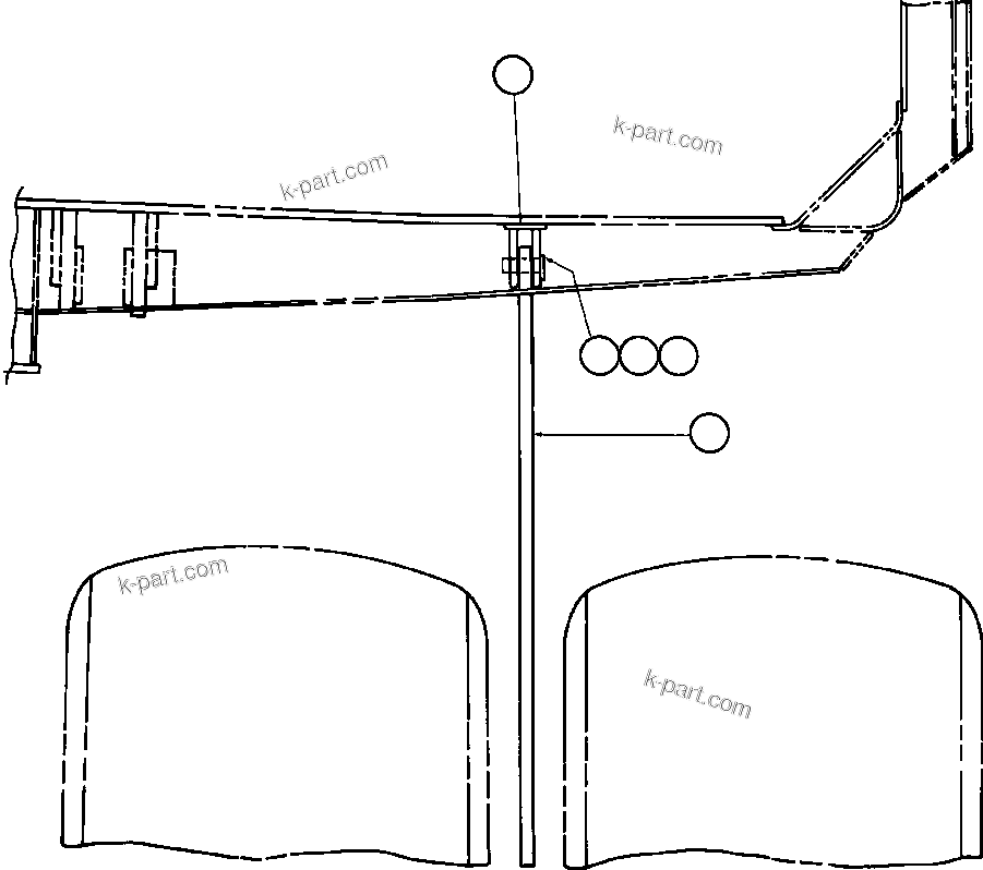 Komatsu parts book diagram for AFE48-CE 930E-2  S/N A30207-A30208 SUNCOR: ROCK EJECTORS INSTALLATION